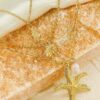 1pc Fashionable Ocean Style 3 Layer Pearl Starfish Seashell Pendant Necklace Vintage Alloy Necklace For Women main 3