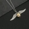 1pc Vintage Wing Pendant Necklace Sweater Chain Casual Daily Accessory main 0