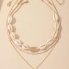 Flower Jewelry Set Colorful Necklace Earrings for Women