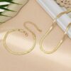 1set Fashionable Snake Chain Necklace Bracelet For Women Suitable For Daily Wear Party Festival And Gift Giving main 6