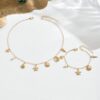 2pcs Set Ocean Theme Shell Seashell Pendant Necklaces Creative Design For Beach Resort Everyday Wear main 3