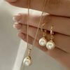 3 Piece Set Simple Pearl Necklace And Earring Jewelry Set Suitable For Womens Daily Festival And Party Wear main 0