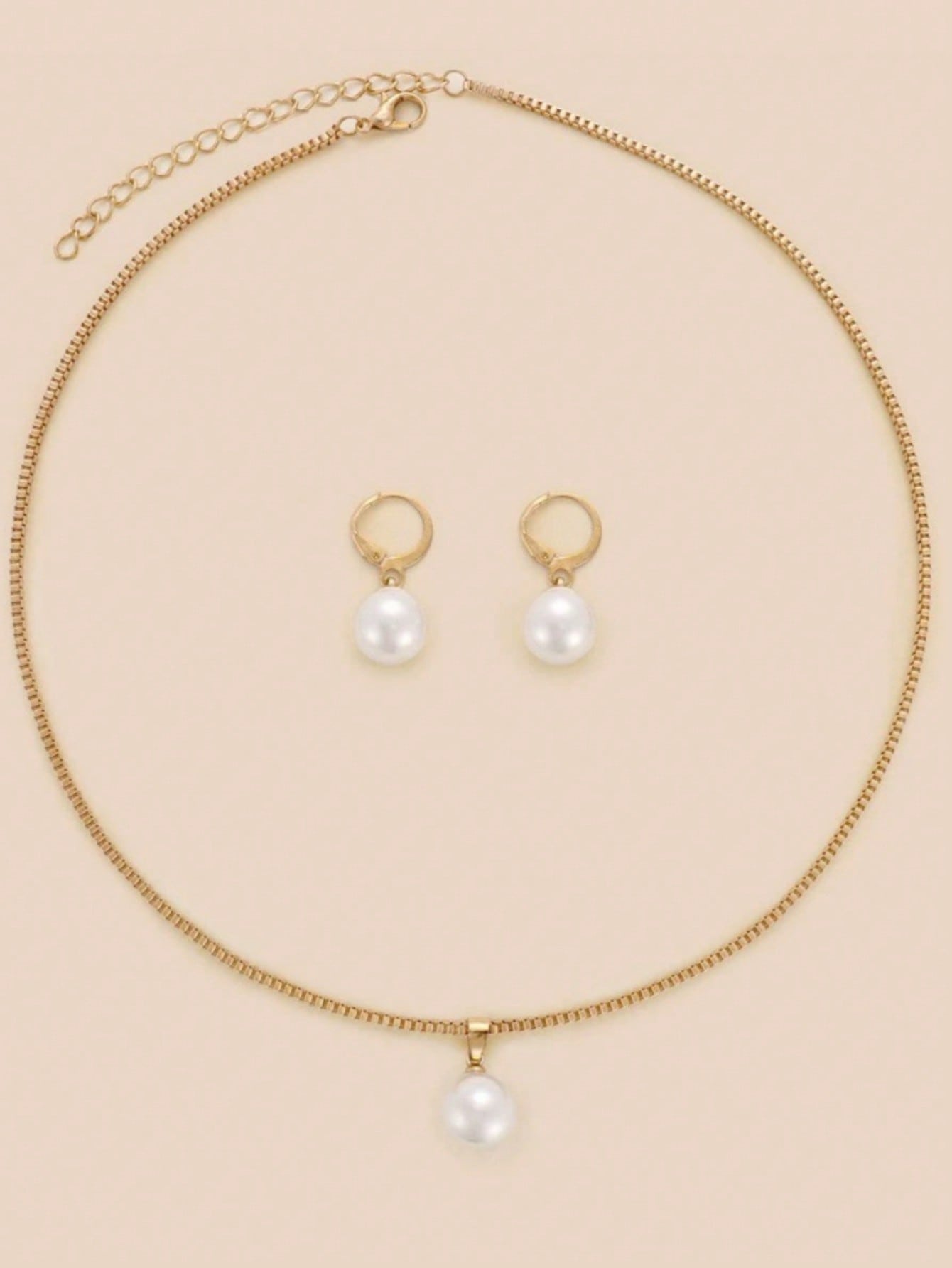 Necklace And Earring Jewelry Set Suitable For Women Daily