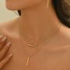 3pcs Set Bohemian Women Jewelry Set Includes Geometric Pendant Necklace Earrings Minimalist Design Unique Gift For Parties Holidays main 1