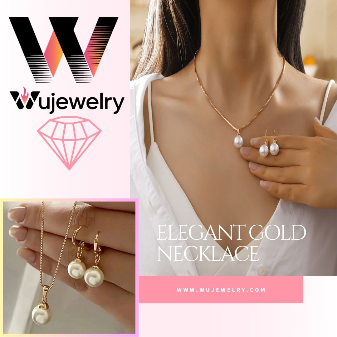 Brown Elegant Necklace Instagram Post