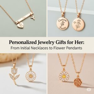Personalized Jewelry Gifts for Her: From Initial Necklaces to Flower Pendants
